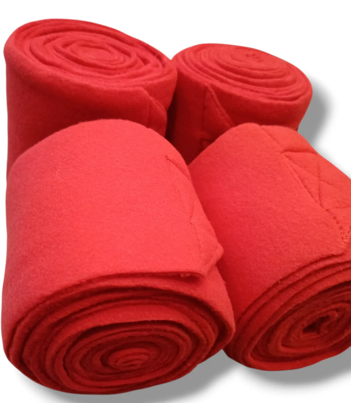 Флисовые бинты для лошади (красные)