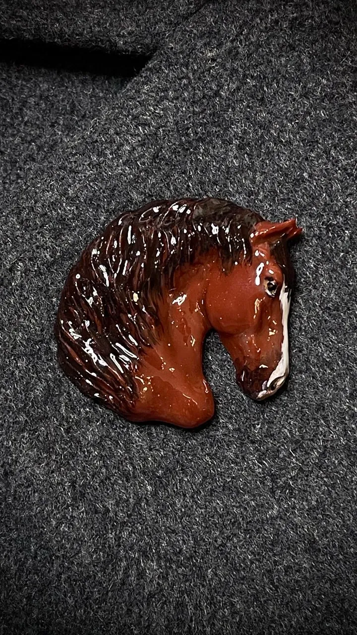 Брошь Тяжеловоз советский / Брабансон / Першерон