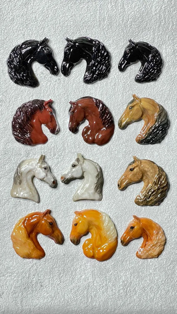 Брошь Тяжеловоз владимирский / Шайр / Клейдесдаль