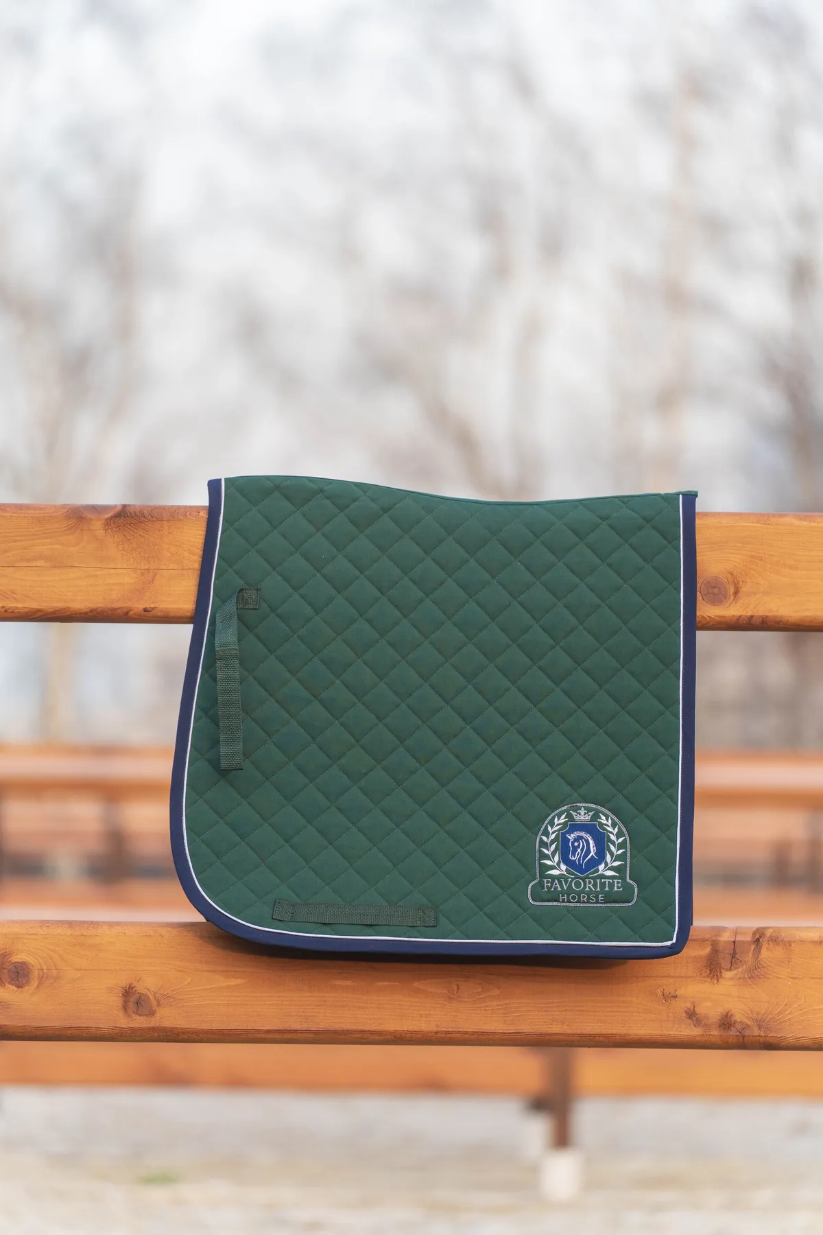 Вальтрап выездковый FAVORITE HORSE Сomfort (темно-зеленый)