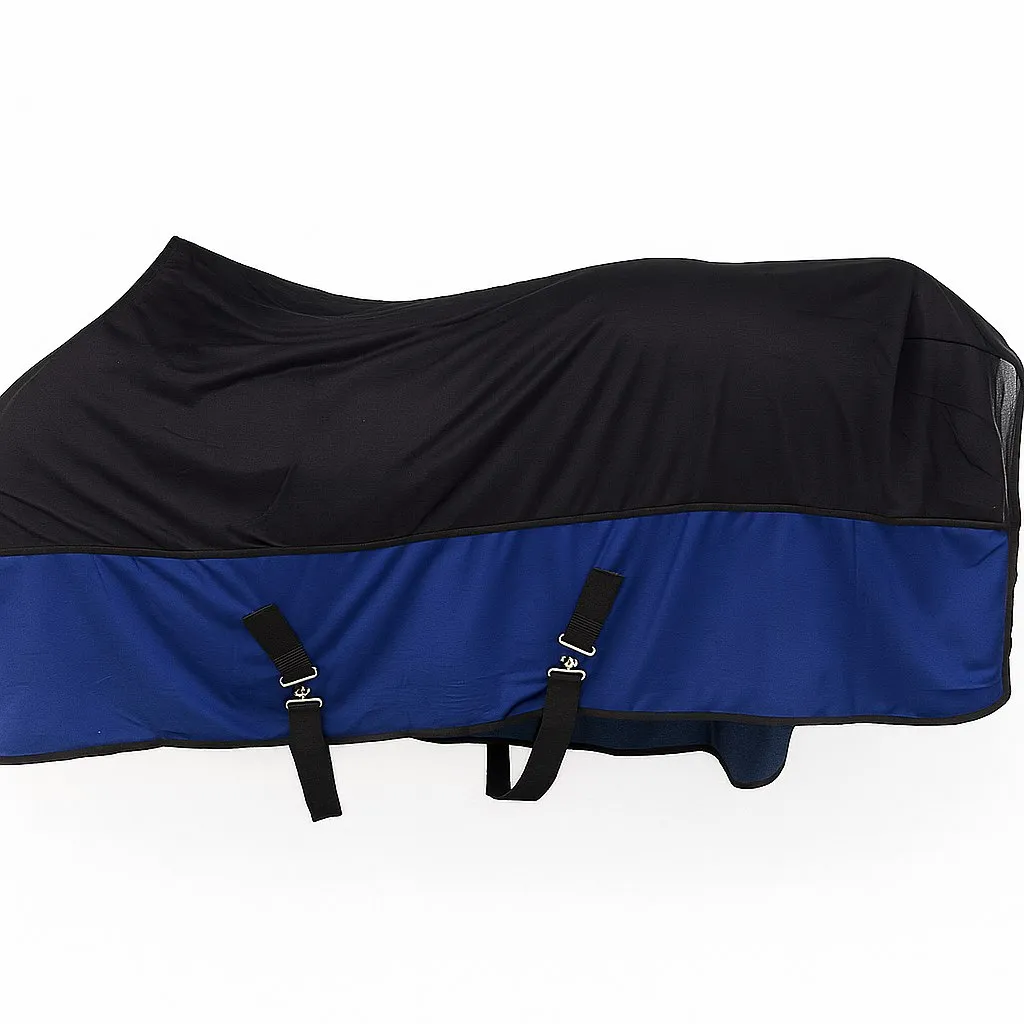 Попона антимоскитная черно-голубая HorsePlanet