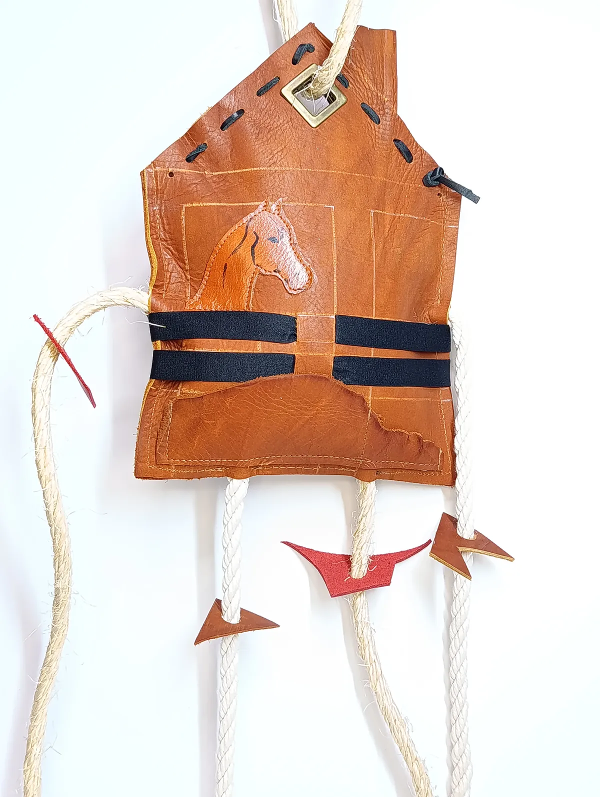 Игрушка для лошади в денник - Конюшня С элементами DIY Рыжий Конь