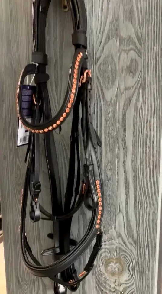 Оголовье Rosegold, анатомическое, FULL