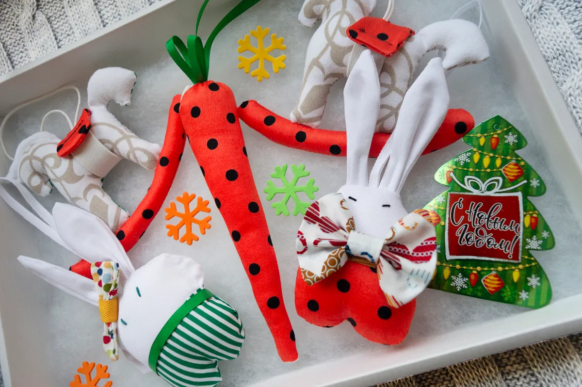 Набор ёлочных игрушек большой