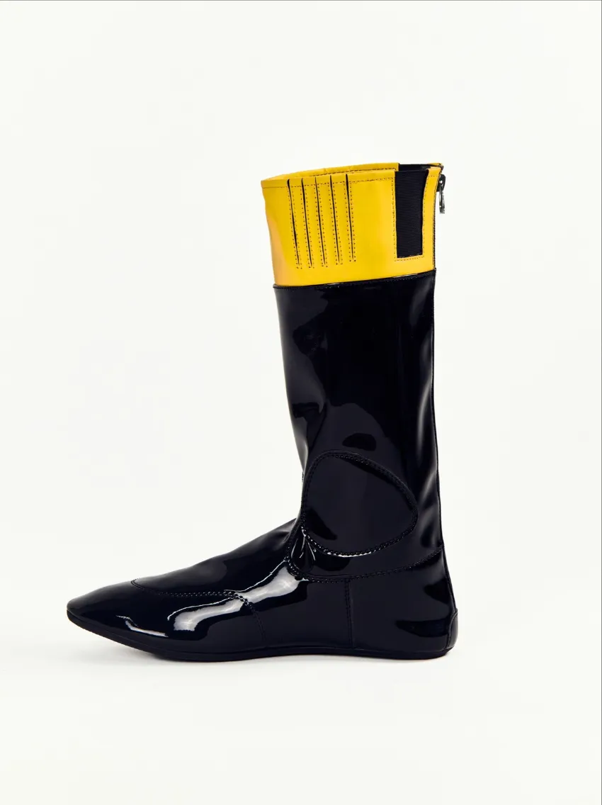 Жокейские сапоги  синтетические лакированные  HorsePlanet