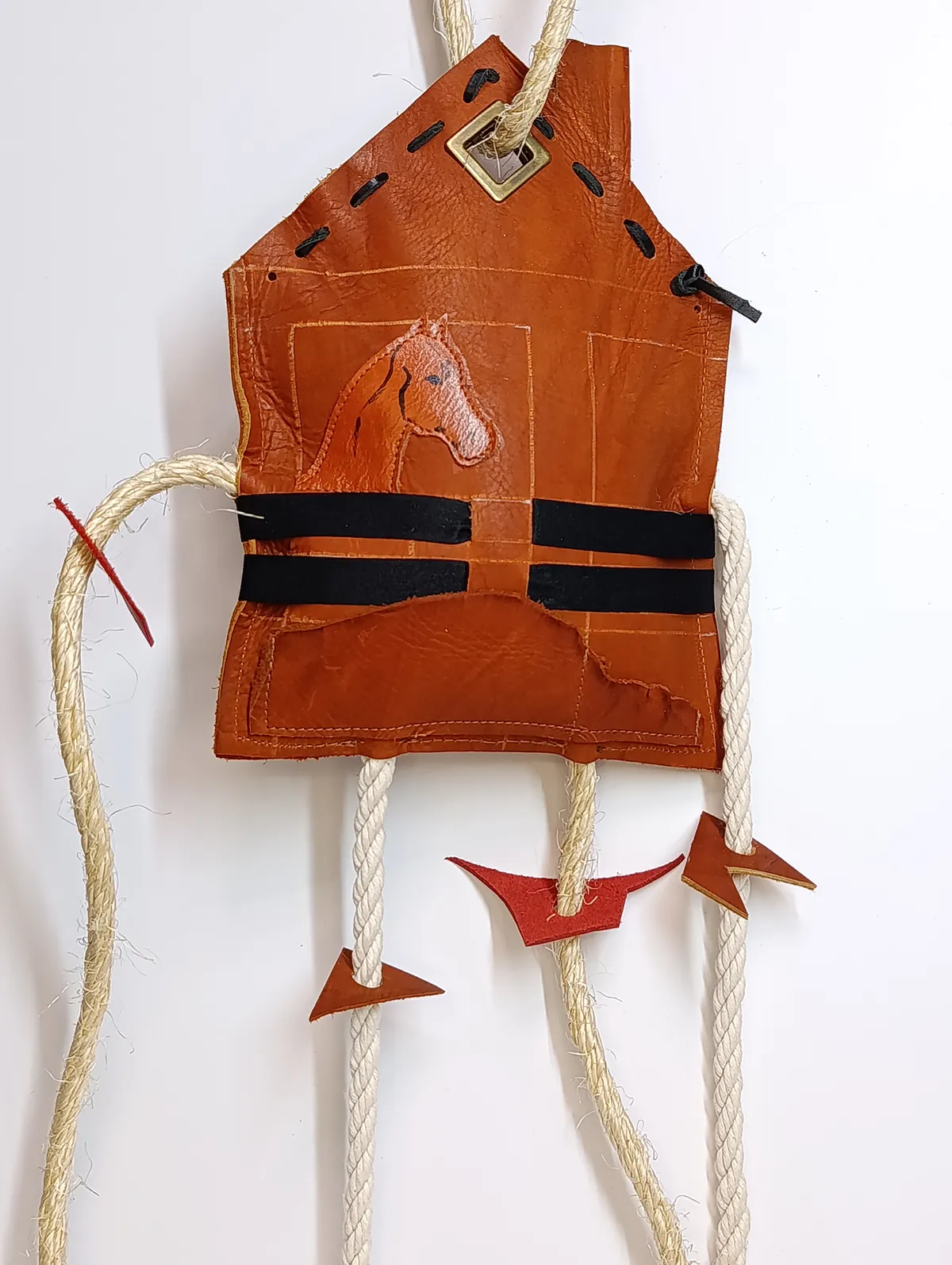 Игрушка для лошади в денник - Конюшня С элементами DIY Рыжий Конь