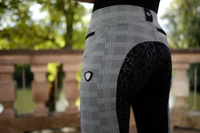 БРИДЖИ - ЛЕГИНСЫ "СЕРАЯ КЛЕТКА"