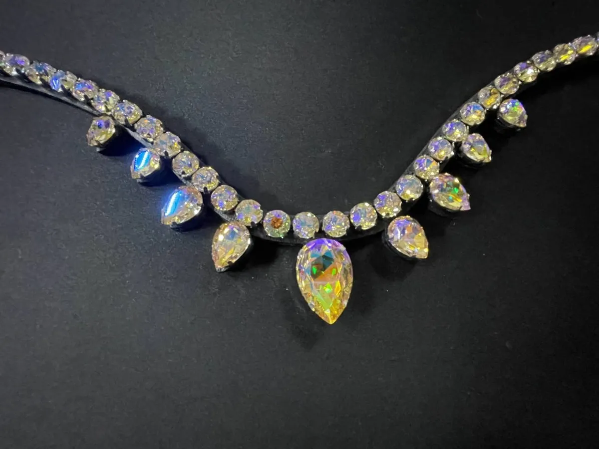 Налобник 👑 Crystal Diadem  (light cofe)