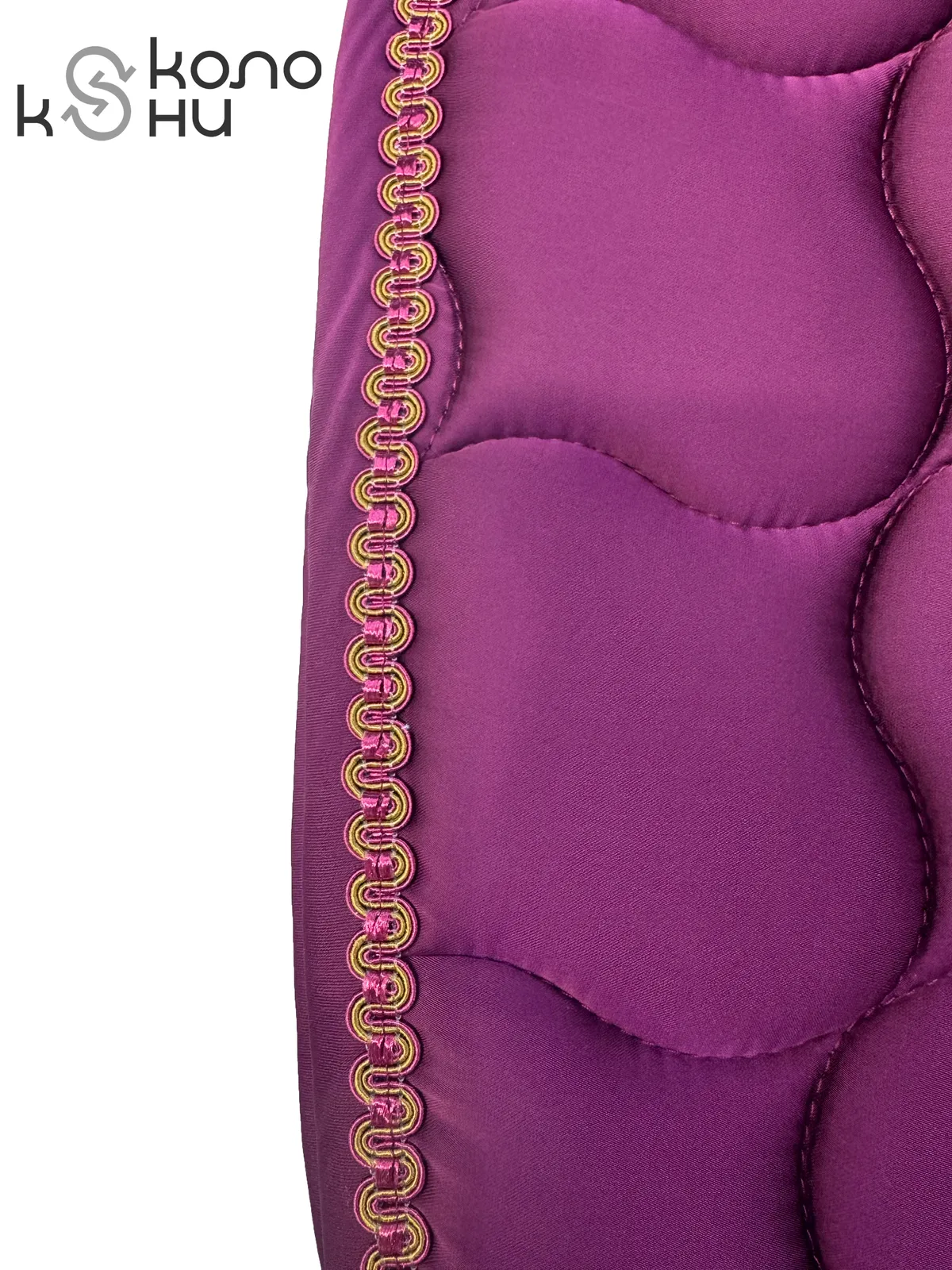 Вальтрап выездковый для лошади конный спорт, верховая езда ОколоКони, цвет розовый, крупная стежка