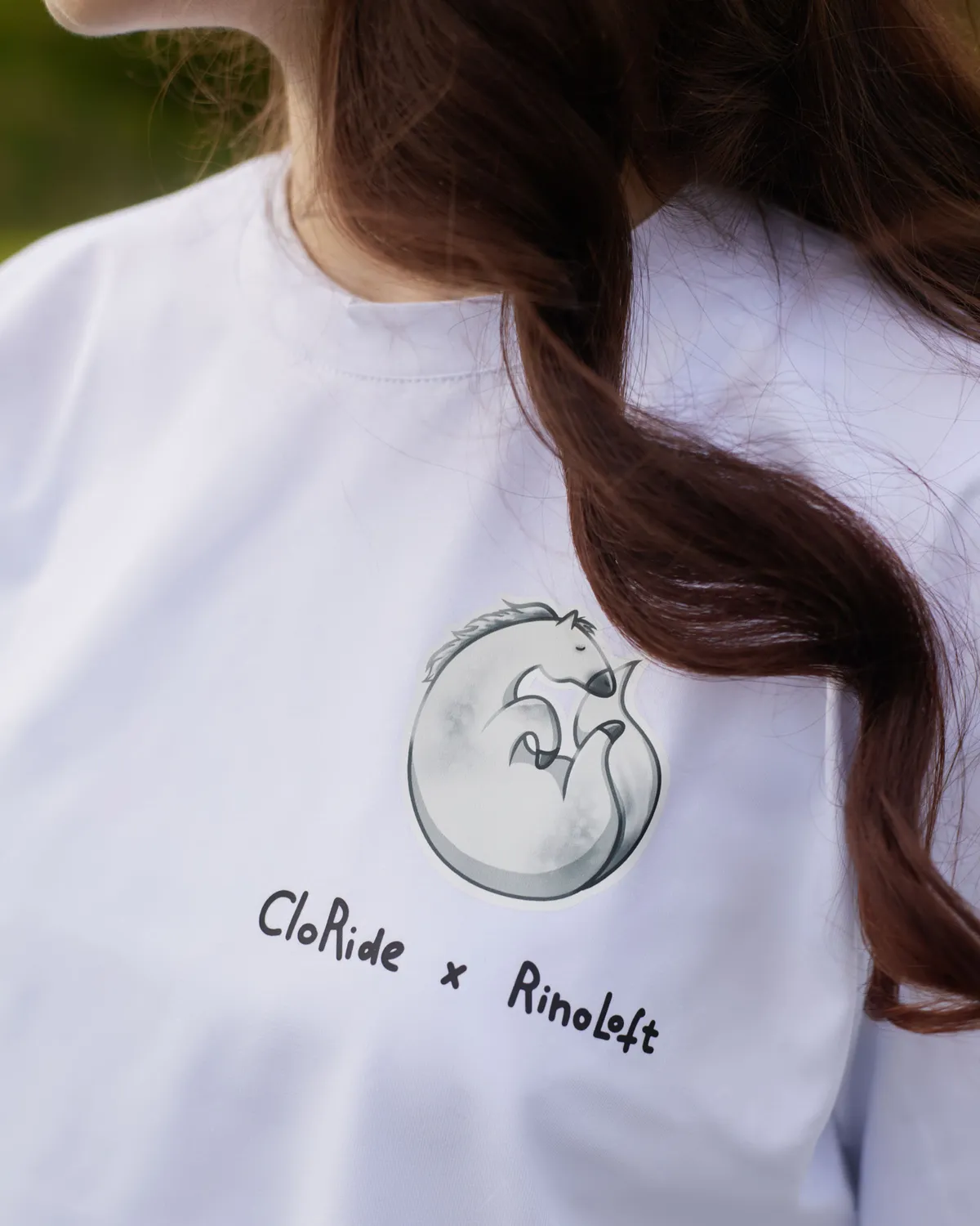 Футболка белая Gray Horse