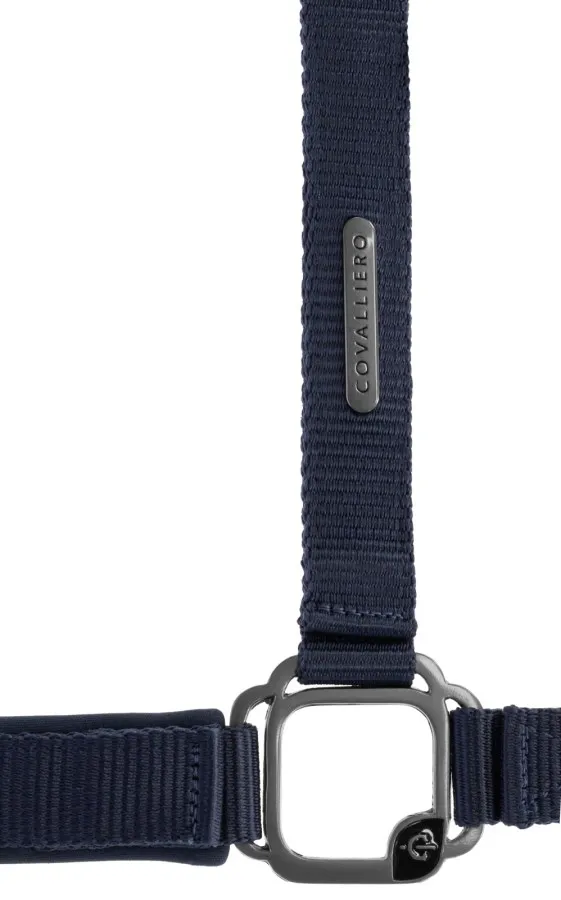 Недоуздок Covalliero c чумбуром S/S25 темно-синий full