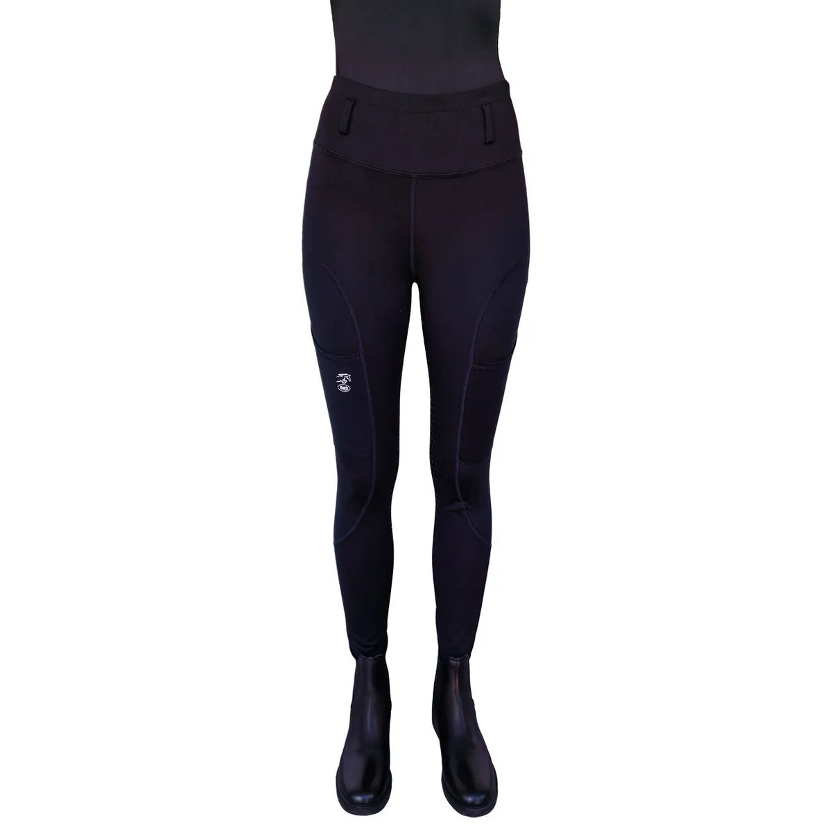 Бриджи York Evia с полной силиконовой леей черные 42