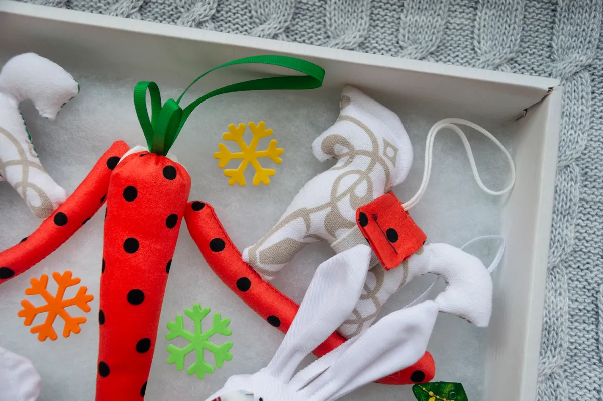 Набор ёлочных игрушек большой