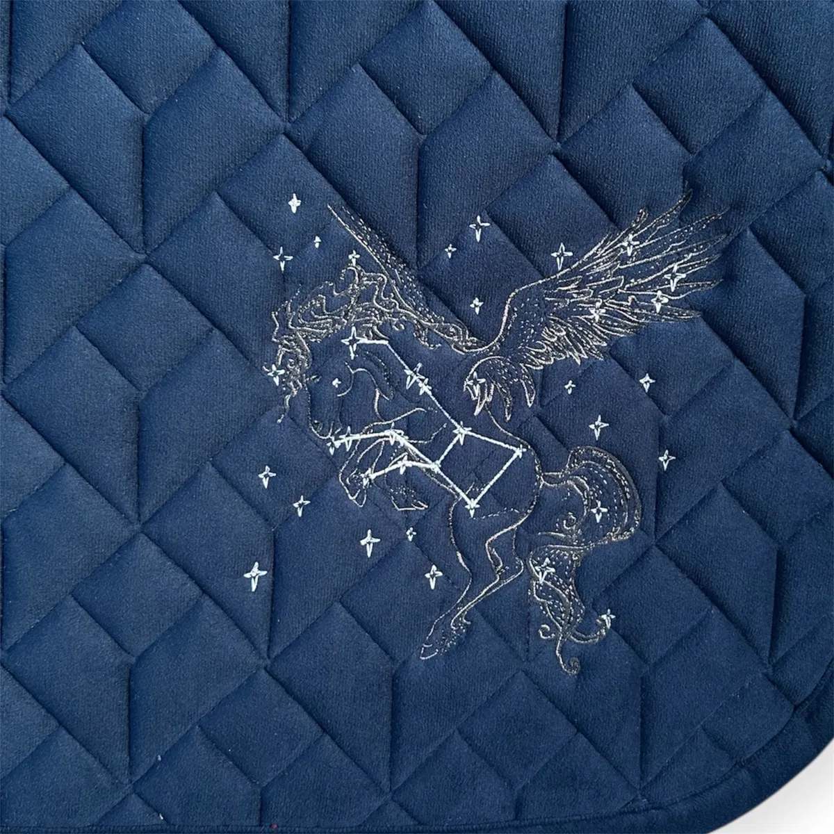 Конкурный вальтрап (велюровый) FAVORITE HORSE "Созвездие" (Синий)