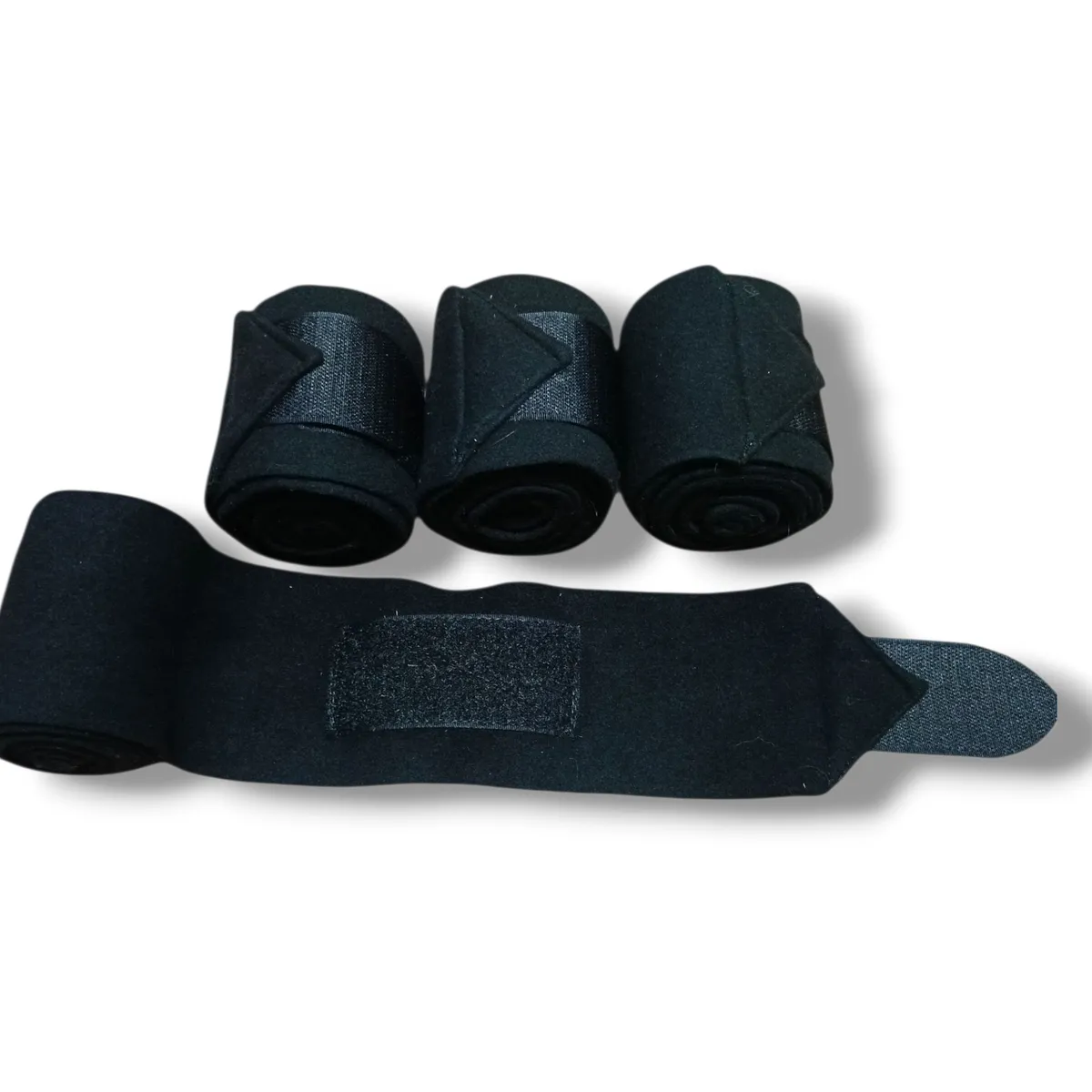 Бинты флисовые для пони (черные 8см*1,5м)