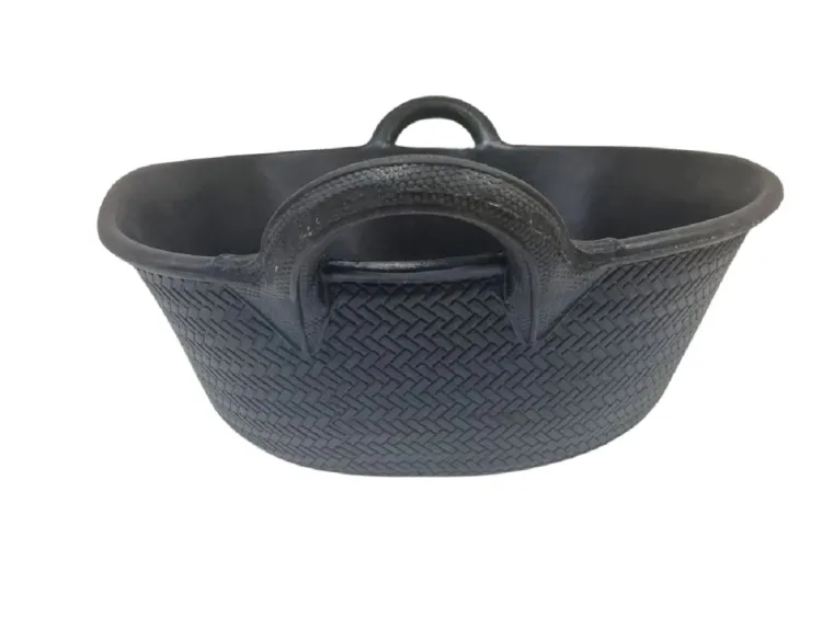 Кормушка резиновая таз, D дна 37 см,  D верха 48 см, h 17 см, объём 20 л., каучук толщиной 7,2 см, Китай