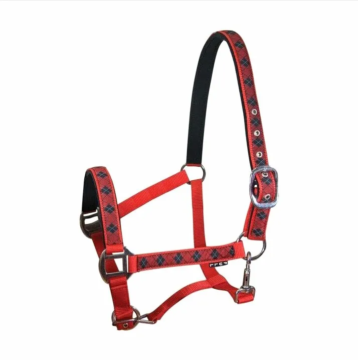 Недоуздок York Kimi красно-черный Full