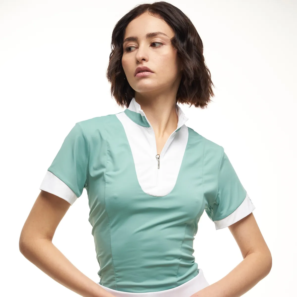 Женская турнирная рубашка новая коллекция Цветная с коротким рукавом