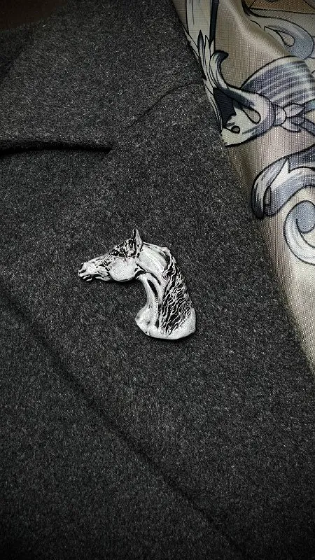 Брошь Араб серебро (имитация)