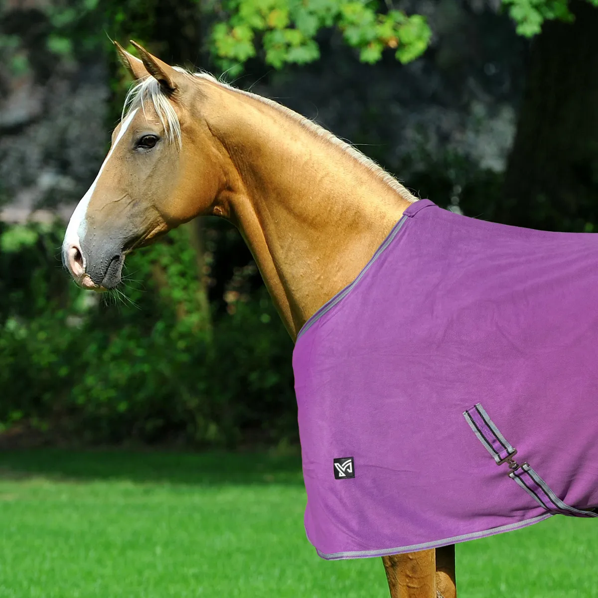 Попона York Billie флисовая с ремнями фиолетовая 125 см