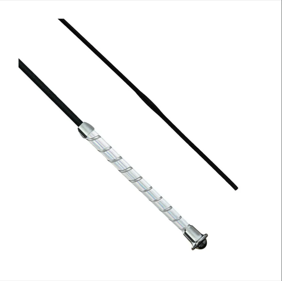 Хлыст выездковый York Shiny серебристый 110 см