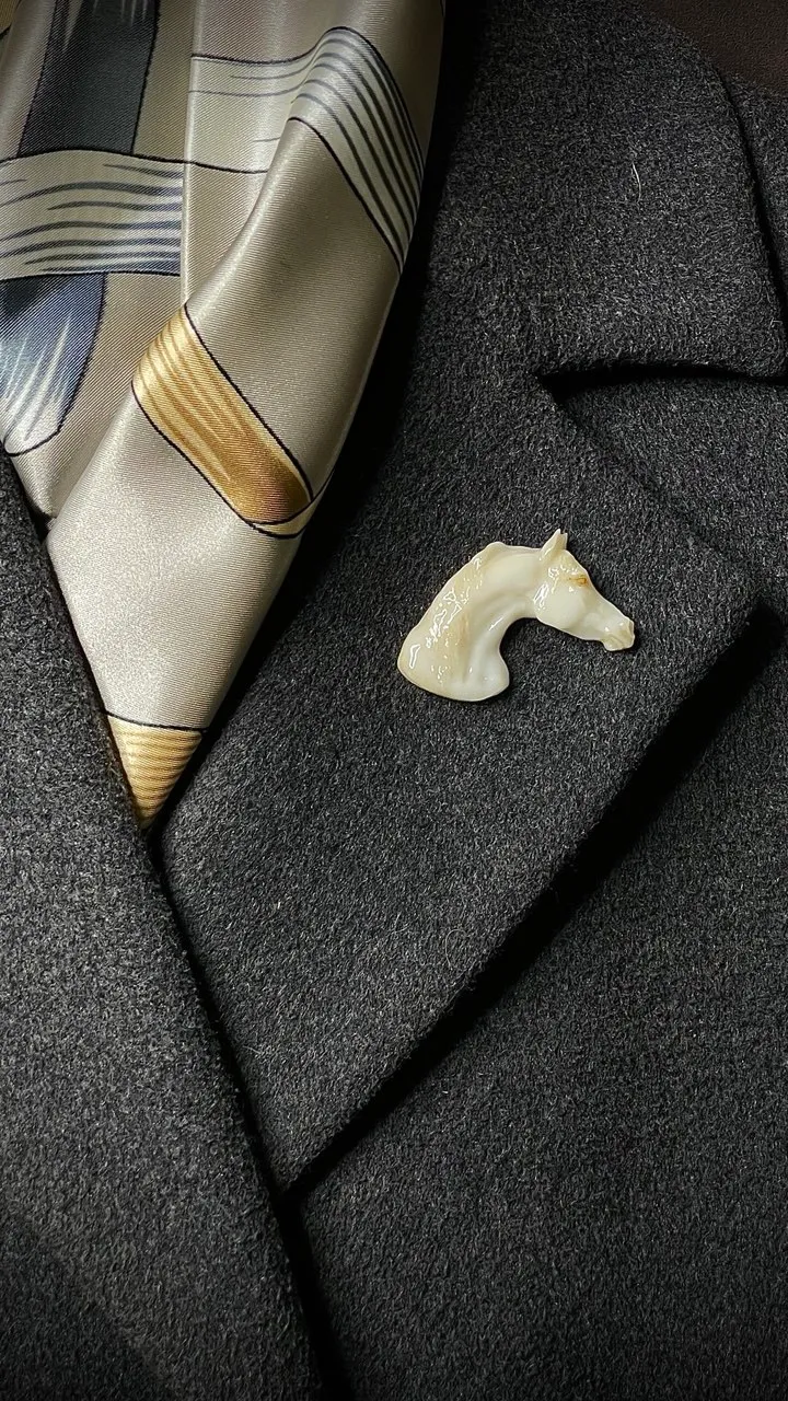 Брошь Араб слоновая кость (имитация)