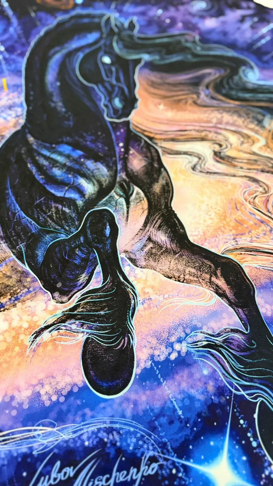 Платок коллекция GALAXY малый 40*40 SHEIKH HORSE BRAND