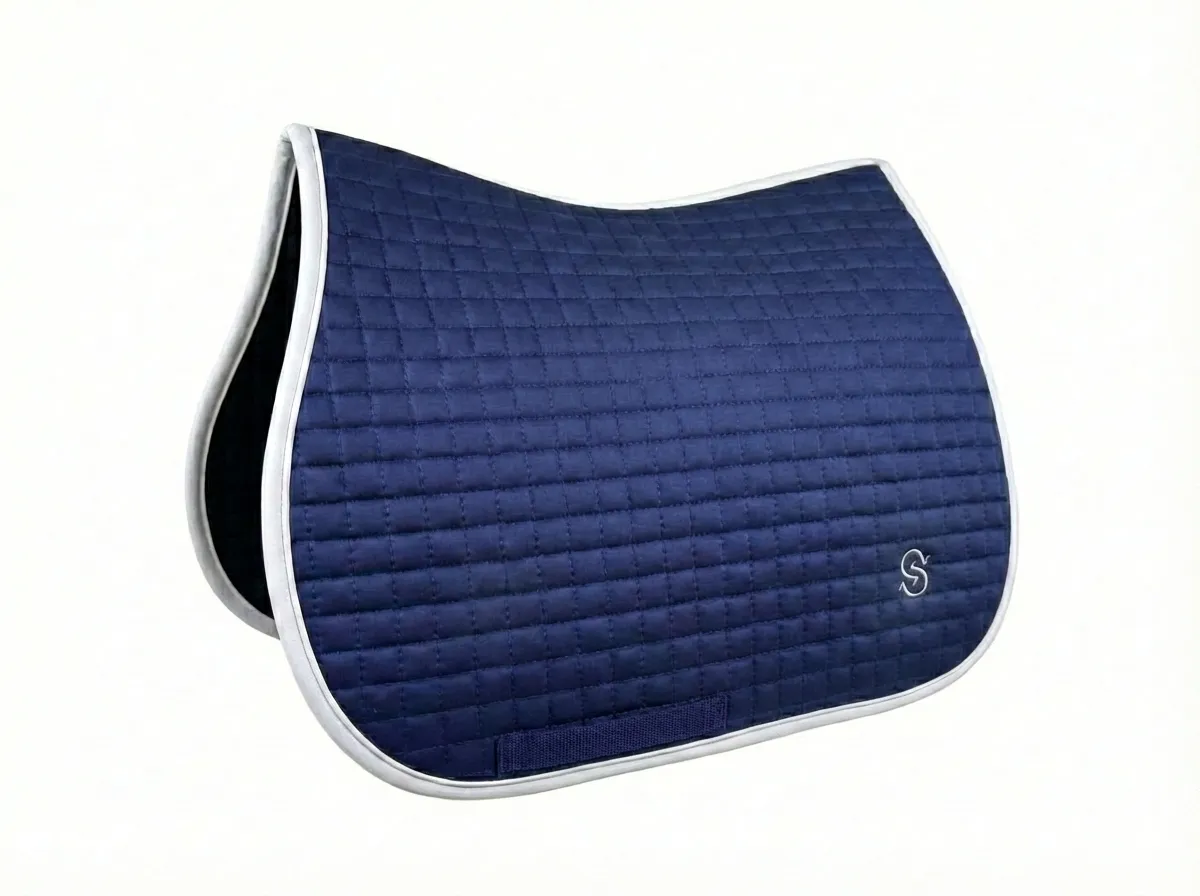 Вальтрап конкурный для лошади с логотипом ОколоКони, цвет синий, софтшел