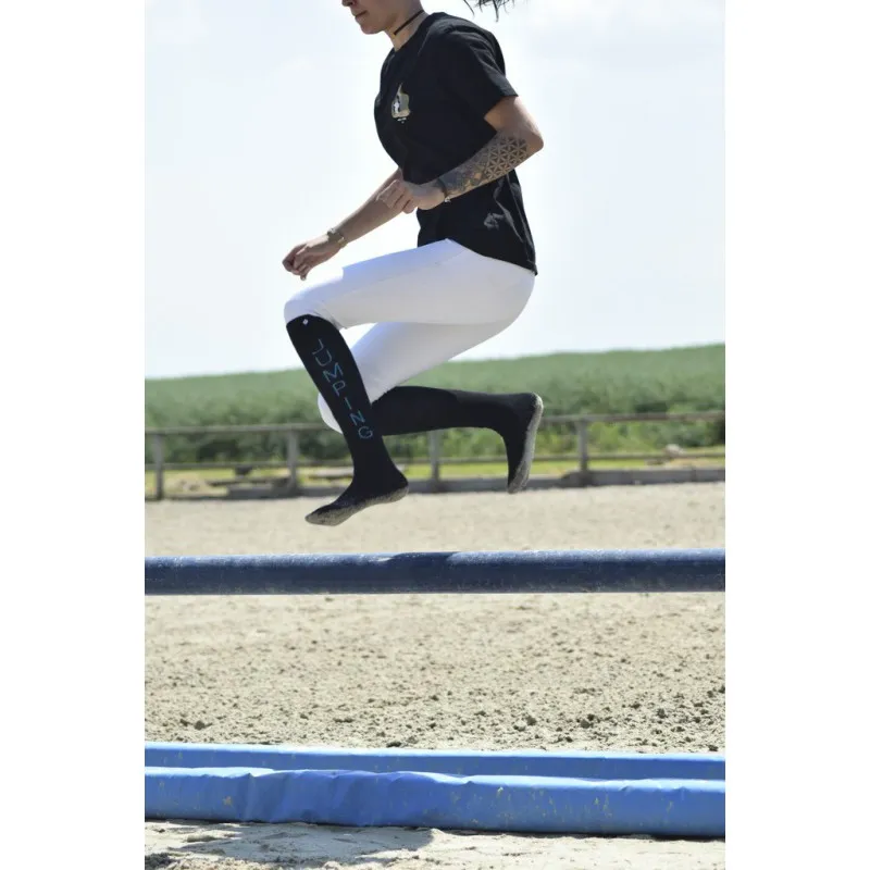 Гольфы “Jumping” (39-41, черный /розовый)