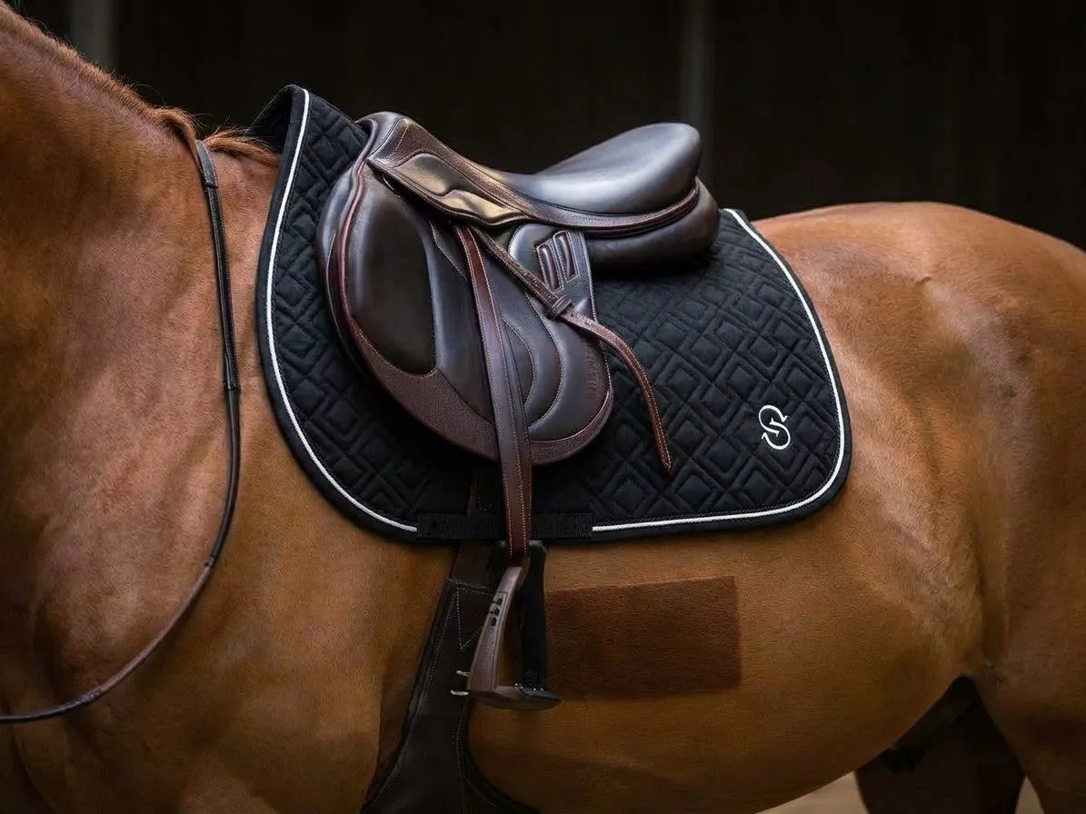 Вальтрап конкурный для конного спорта, ОколоКони, коллекция "Рабочий", цвет черный