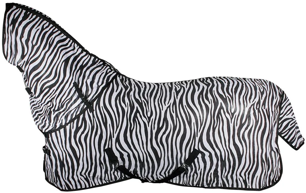 Попона сетка с капором Zebra