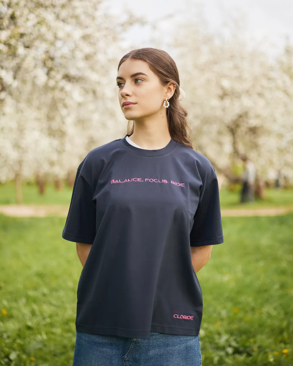 Футолка "Balance.Focus.Ride" (коричневый, xs)