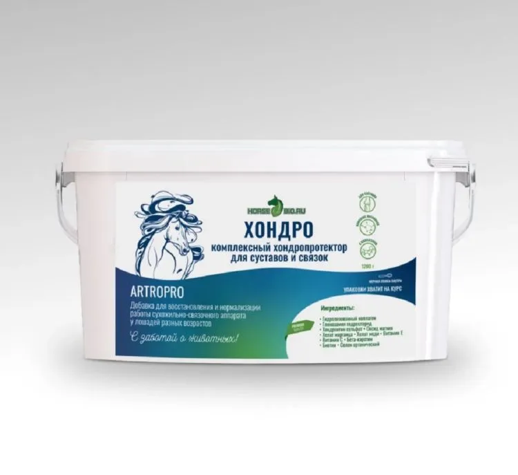 Horse-bio: Хондропротектор Хондро ArtroPro для лошадей, 1,2 кг