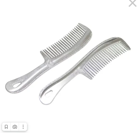 Расческа алюминиевая для гривы и хвоста