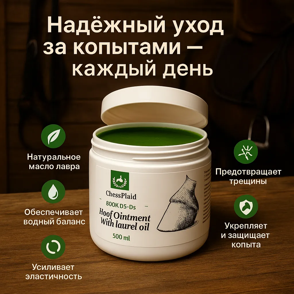 Мазь для копыт с маслом лавра
