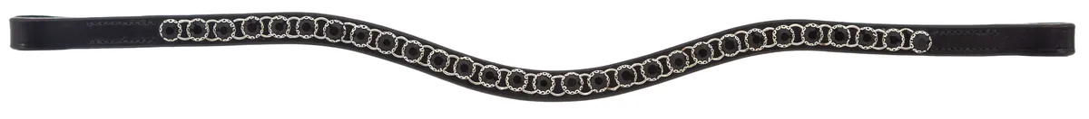 Налобник для лошади BLACK