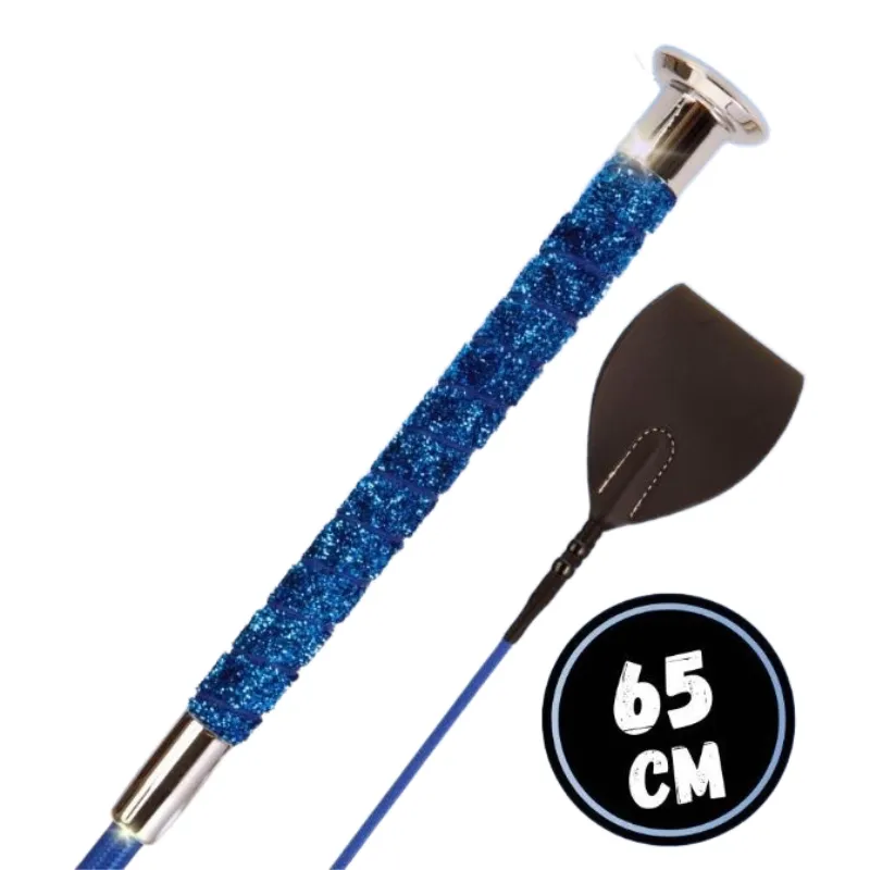Хлыст блестящий синий 65 см