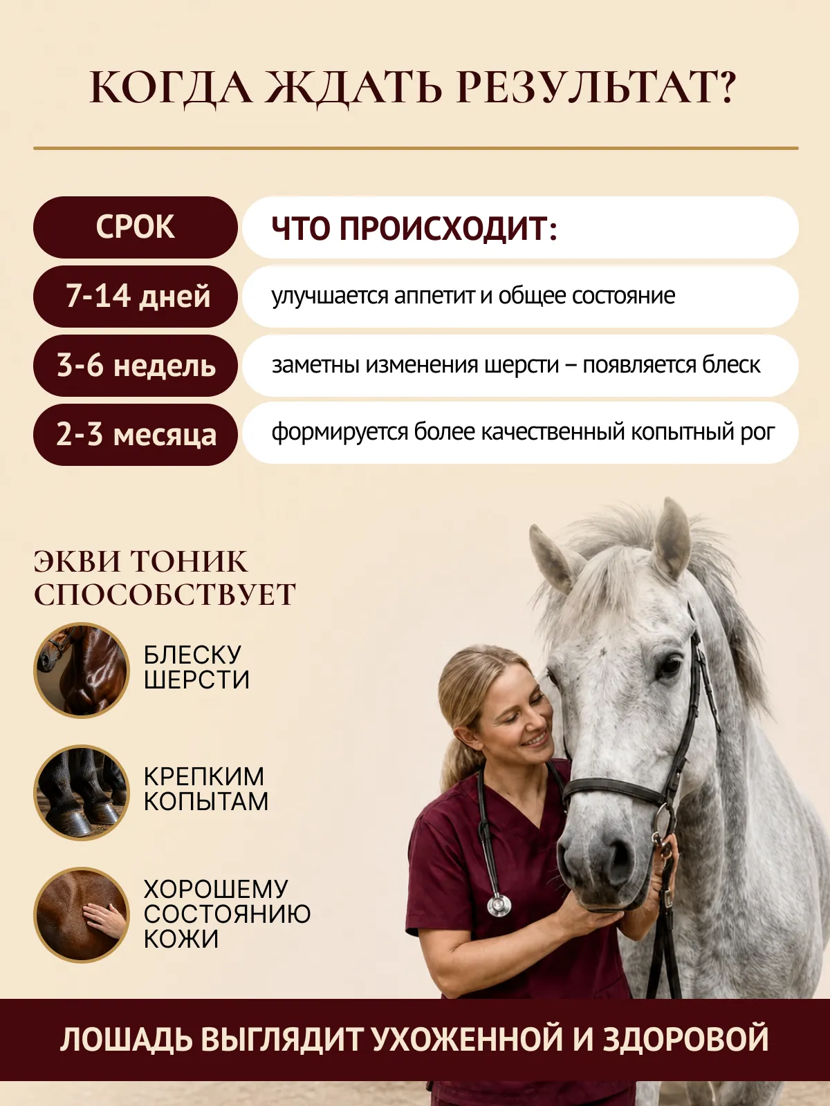 Комплексная подкормка для лошадей "ЭКВИ-ТОНИК"