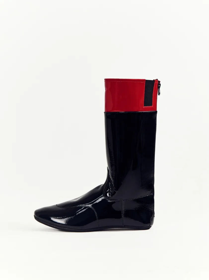 Жокейские сапоги натуральная лакированная кожа HorsePlanet.