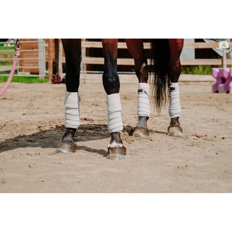 Бинты флисовые EQUITHÈME, стан, белые