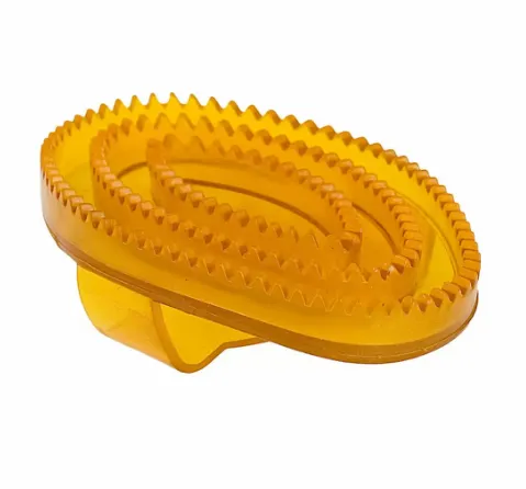 Скребница резиновая овальная прозрачная