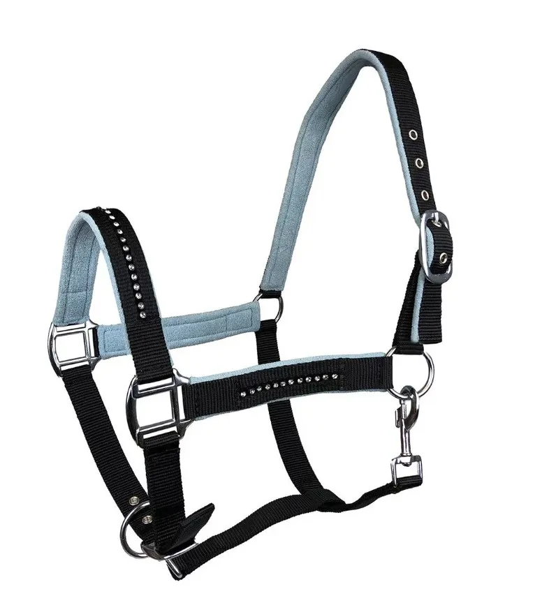 Недоуздок York Quartz  черно-серый Cob