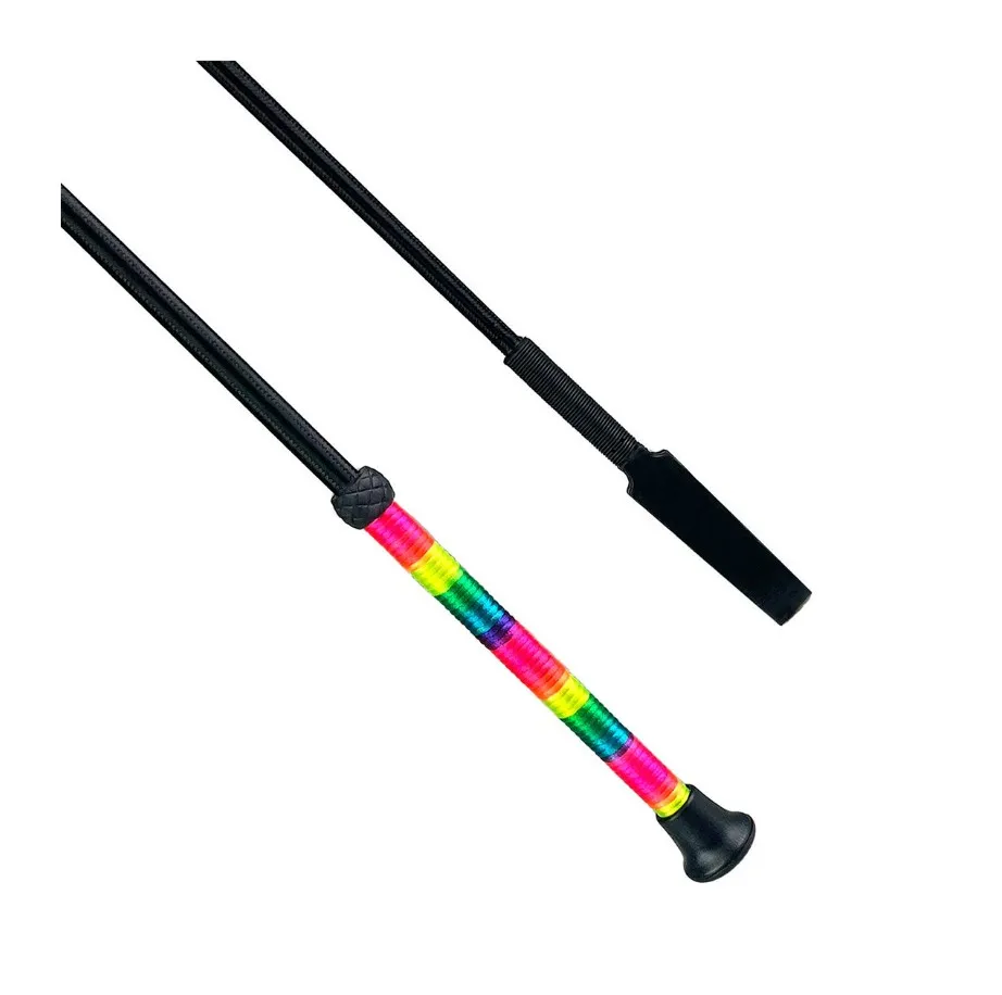 Хлыст York Twist конкурный радужный 65 см