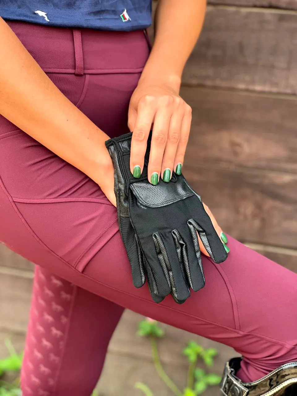 Перчатки для верховой езды Elastic Grip