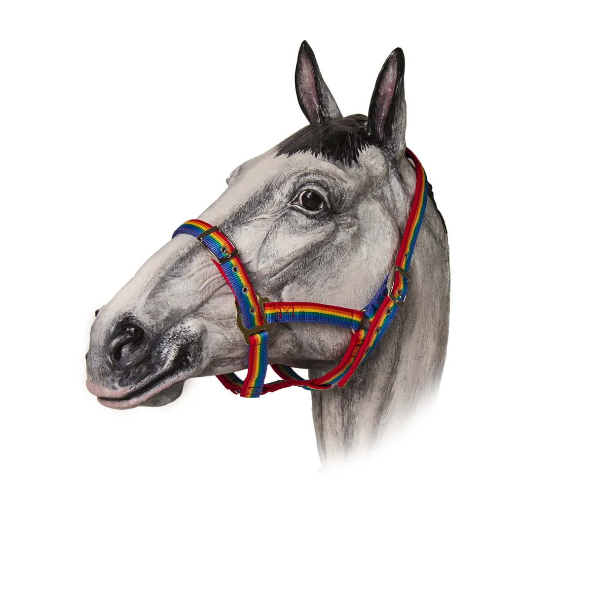 Недоуздок нейлоновый радужный "TAYGA"