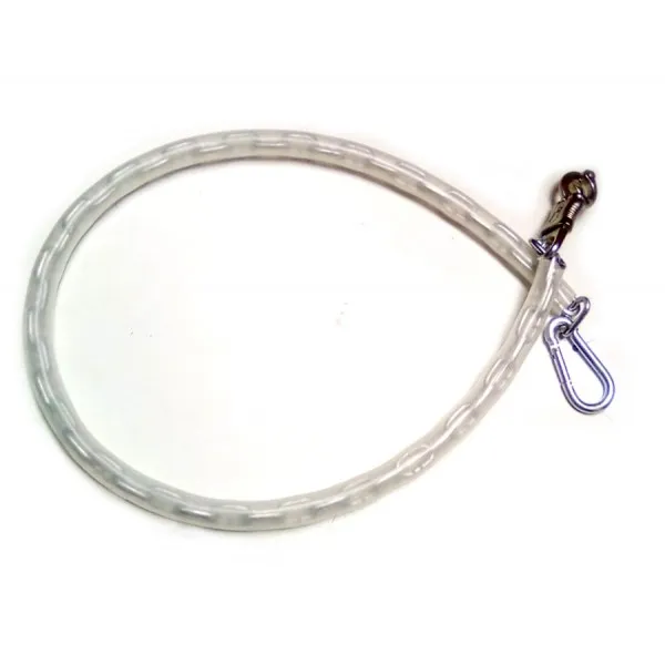 Развязки конюшенные на цепочке, с карабином антипаника ( пара 90 см) Equiman