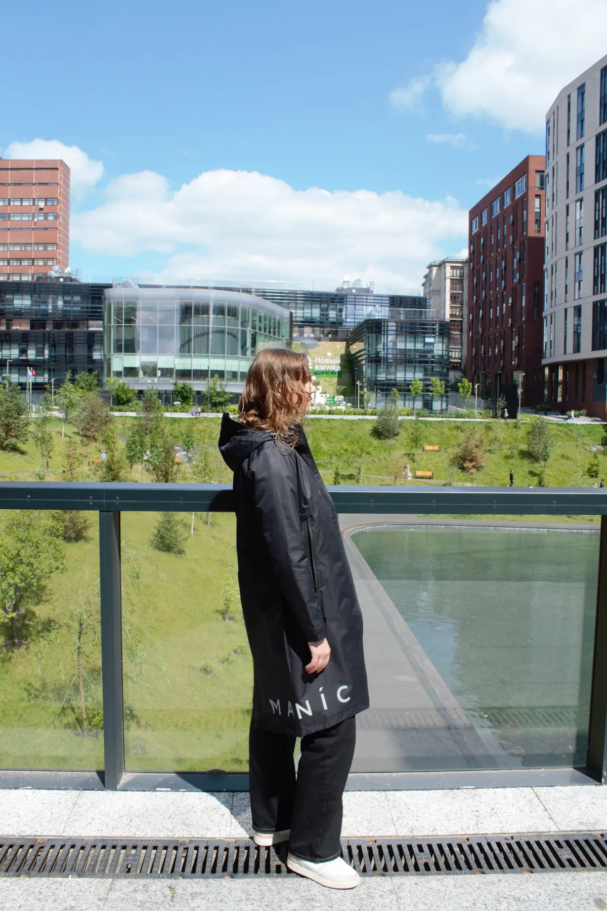 Плащ женский MANIC, Черный, размер 44