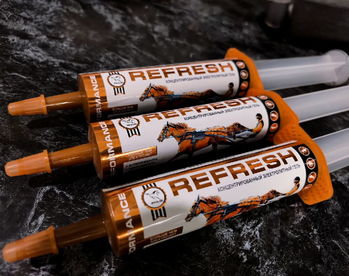 REFRESH - концентрированный электролитный гель в шприце, 60 мл
