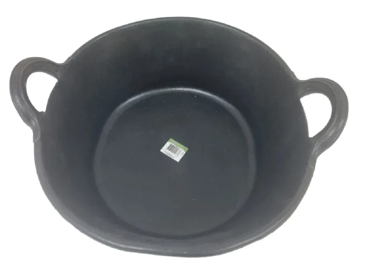 Кормушка резиновая таз, D дна 37 см,  D верха 48 см, h 17 см, объём 20 л., каучук толщиной 7,2 см, Китай