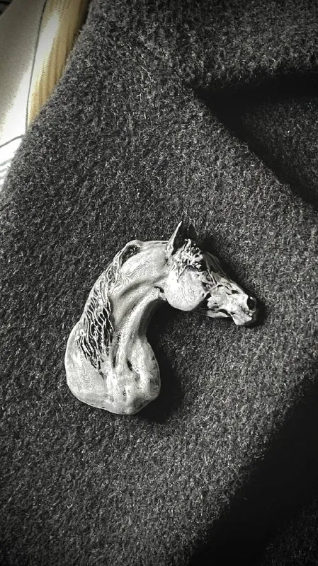 Брошь Араб серебро (имитация)